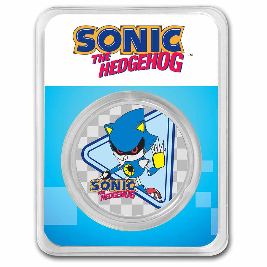 2022 Niue 1 oz Silver Metal Sonic Colorized (with TEP) | eBay